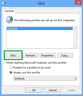 Select out of the given options and click on OK