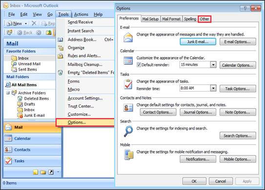 Automatically Empty Junk Email Folder In MS Outlook