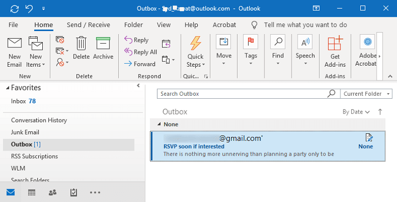 Try Resending the Emails from your Outbox