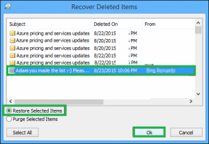 recover deleted items from server outlook mac