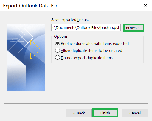 Handle the duplicate items