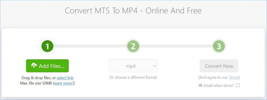 mts file converter to mp4