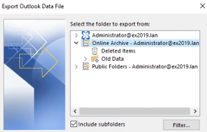 Methods To Export Exchange Archive Mailbox To PST