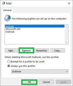 outlook 2007 cannot open your default email folders