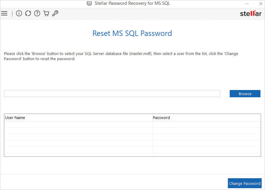 SQL Password Recovery tool to recover passwords